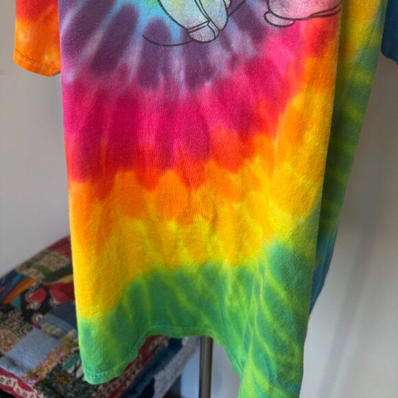 Disney Parks Disneyland Retro Rainbow Tie Dye Short Sleeve Casual T Shirt - Picture 9 of 15